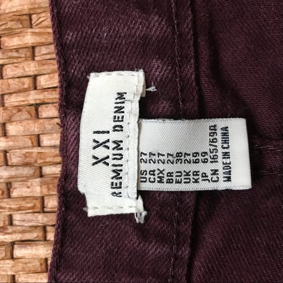 XXI Denim Jeans Short Size 27 - Picture 3 of 8